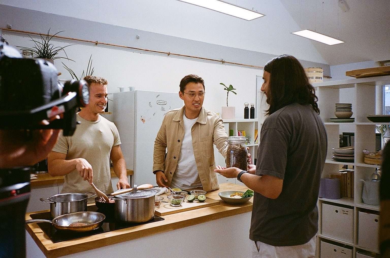 Behind the scenes of filming with drop shipper Kamil Satar at the test kitchen of Yum Bug, an insect based food company.